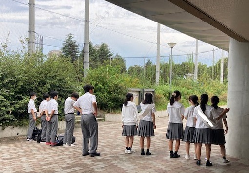 060919 中生徒会選挙活動 (1)